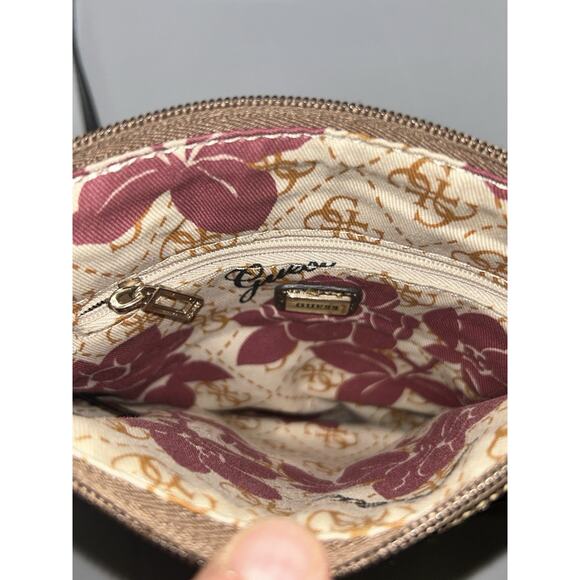 Guess Skya Mini Monogram Crossbody Women's Bag - Picture 4 of 7